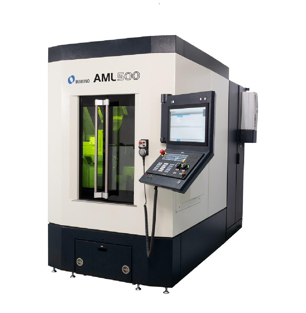 Makino has implemented the joint project results in the new AML 500 processing machine. The flexible machine tool achieves an effective feed rate of up to 30 meters per minute. 